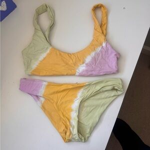 L*Space Multicolor Bikini - Yellow, Purple, Green